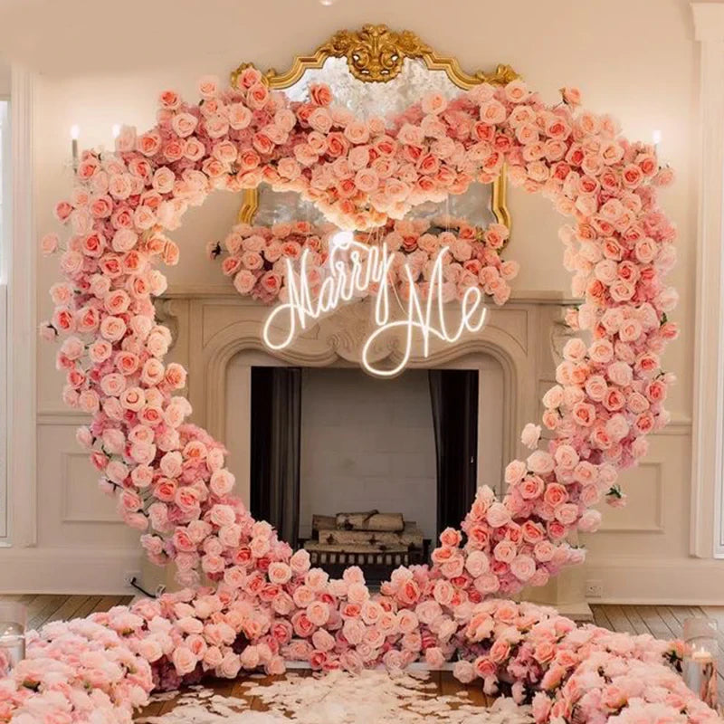 heart flowerwall